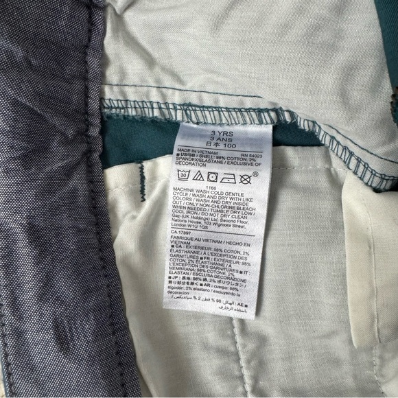 NWT Gap toddler boys turquoise chino pants - Picture 10 of 12